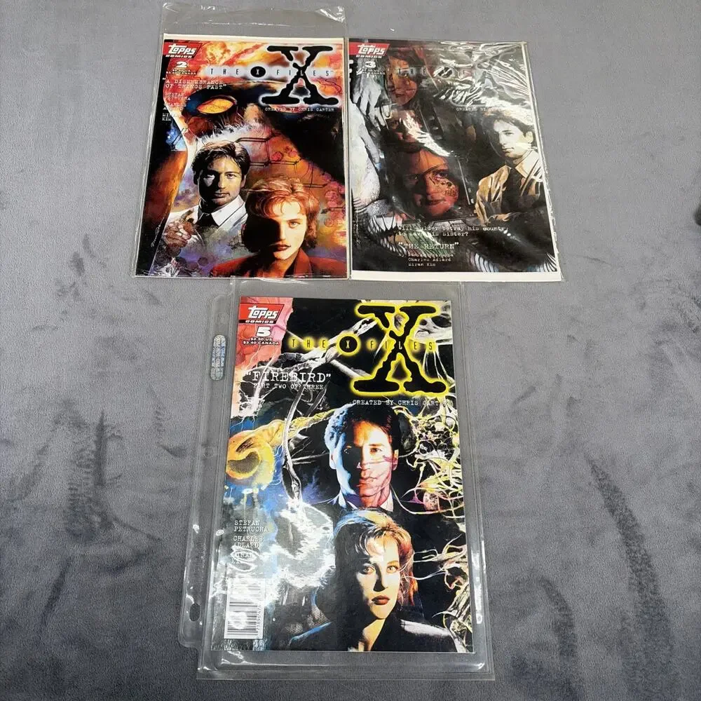 Vintage Topps X Files Comic Books Lot & other Memorabilia 35mm Film Cells Etc - Picture 7 of 16